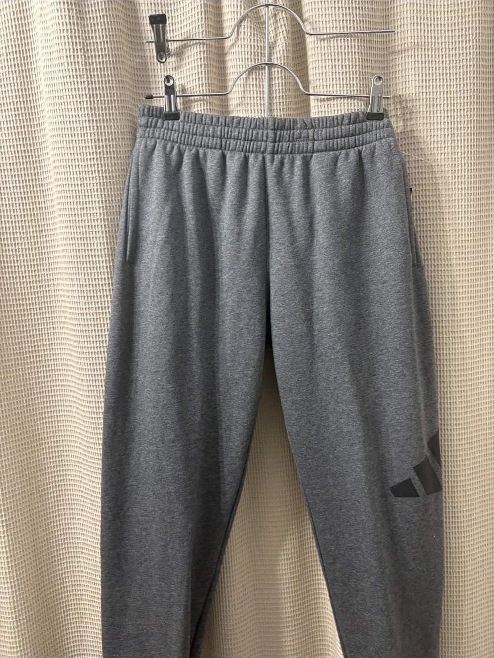 adidas Kids Dark Gray Athletic Joggers